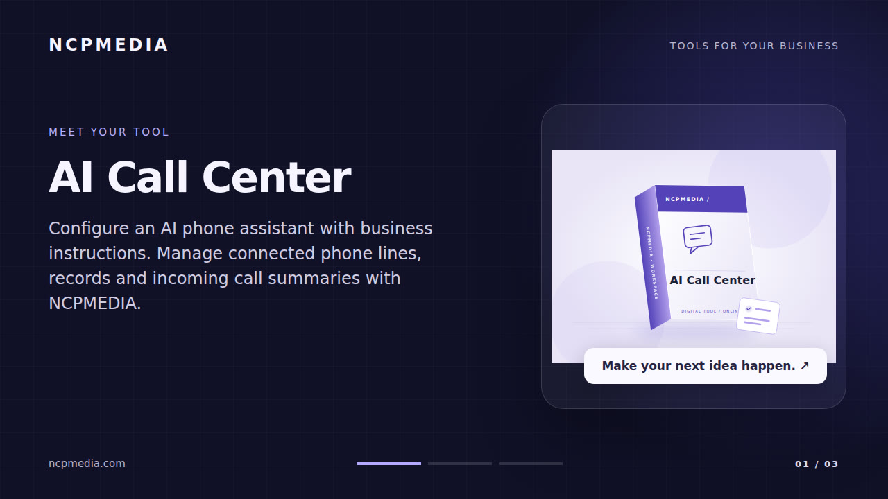 AI Call Center · video overview